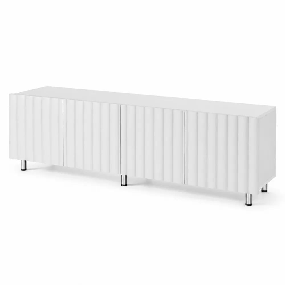Mobile TV in MDF con Gambe Cromate 180x40x60 cm