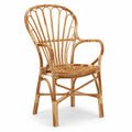 Sedia in Rattan con Schienale Arcuato